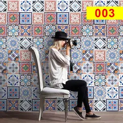 Creative Floor Self-adhesive Wall Sticker Thick Waterproof Self-Adhesive Bedroom Living Room Kitchen Wallpaper Pvc Floor Sticker