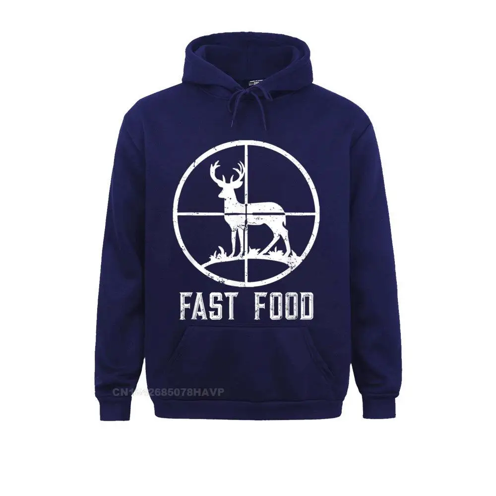 Fast Food Deer Hunting T-Shirt Funny Gift For Hunters T-Shirt__A11058 Hoodies for Men Funny Sweatshirts Coupons Clothes Long Sleeve Fast Food Deer Hunting T-Shirt Funny Gift For Hunters T-Shirt__A11058navy