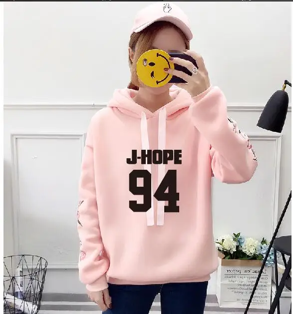 Новинка; kpop; модные толстовки jimin jung kook с капюшоном в готическом стиле Харадзюку; сезон осень-зима