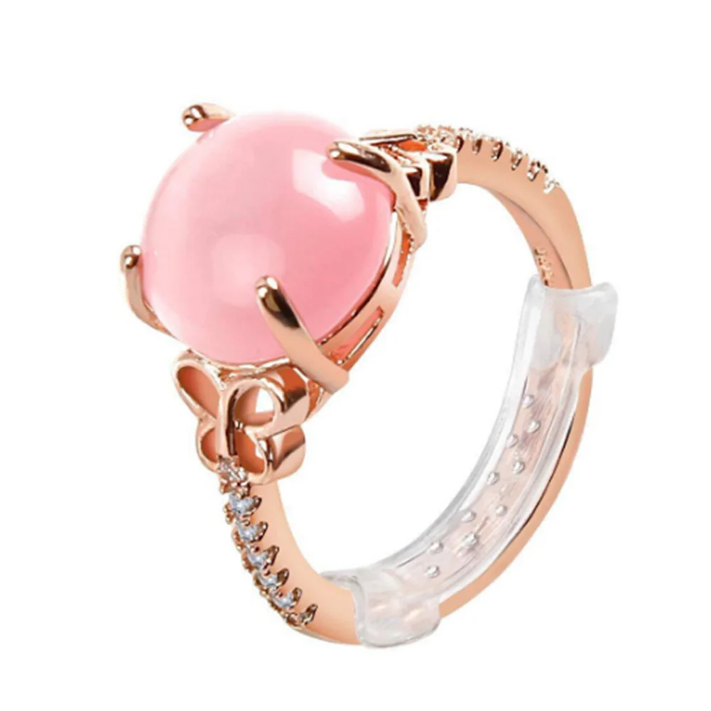 

10pcs Jewelry Ring Size Adjuster Fixation Resizing Gift Shrink Adjustable Invisible Transparent Loose Reducer Durable Anti Skid