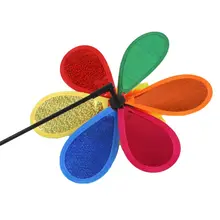 Красочная забавная улыбающаяся ветряная мельница в виде подсолнечника с солнцезащитными очками домашний сад двор Открытый Декор игрушки для детей подарок 72XF