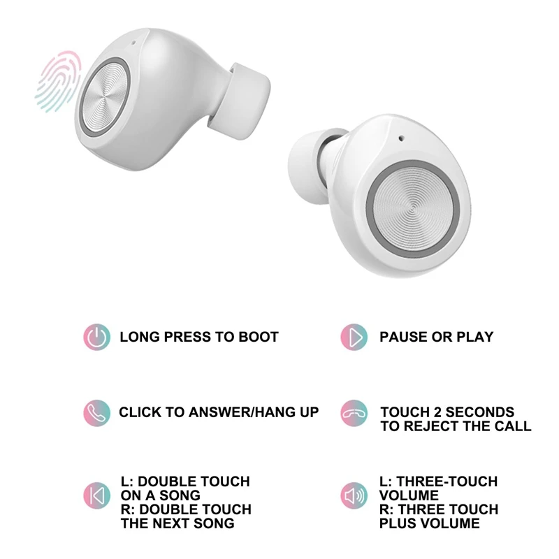 MOOL TW70 Беспроводная bluetooth-гарнитура 5,0 Tws Bluetooth гарнитура Hi-Fi стерео Спортивная гарнитура