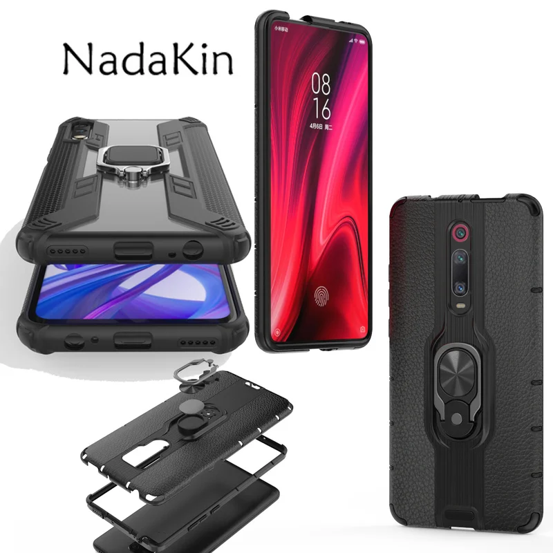 Магнитный противоударный армированный чехол-накладка для Xiaomi Redmi Note 7 8 Prok20 полный
