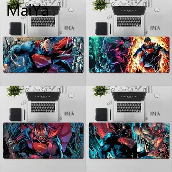 

Maiya High Quality Superman superhero Rubber Mouse Durable Desktop Mousepad Free Shipping Large Mouse Pad Keyboards Mat