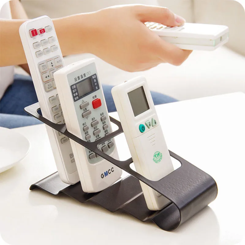 Remote Control Holder CellPhone Stand 4 Slots Organiser Tools Desktop Bracket Home Office Storage Rack TV/DVD/VCR | Дом и сад