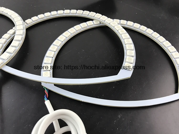 HochiTech отличный RGB многоцветный набор ортопедических колец стайлинга автомобилей для ангельских глаз wifi Пульт дистанционного управления для Mazda 3 мазда3 2002-2007