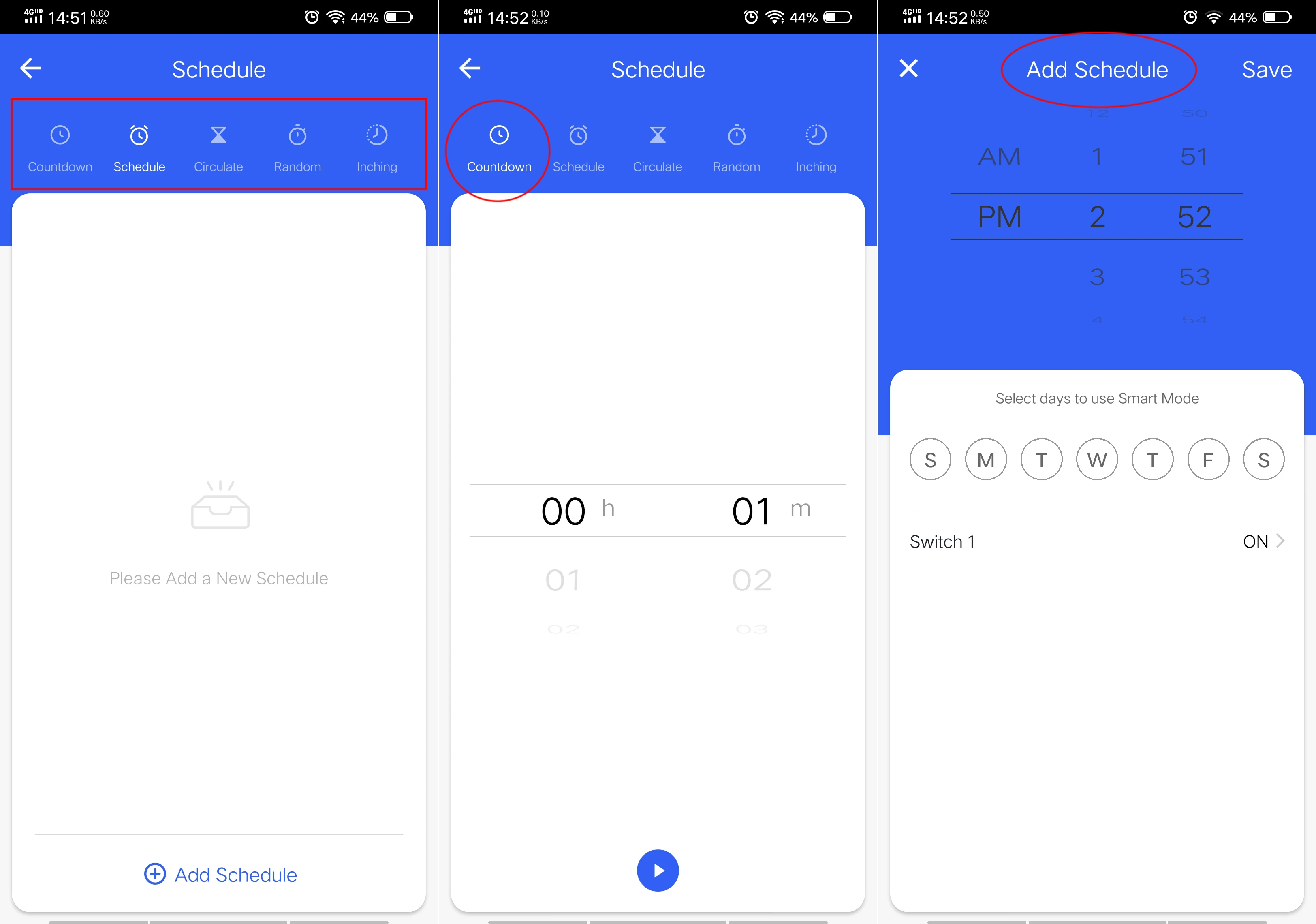 interruptor tuya vida inteligente app controle remoto