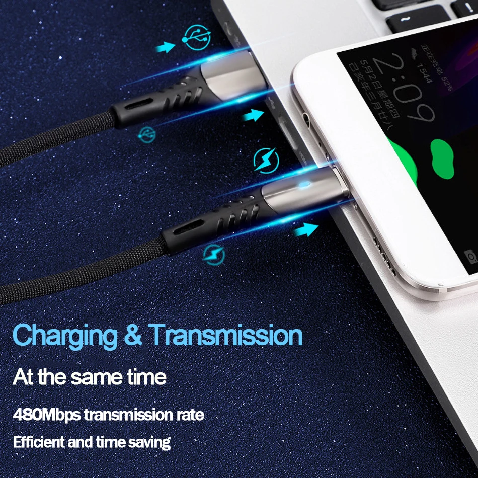 Сплав цинка Тип C быстрый заряд кабеля для huawei P30 samsung Xiaomi MI9 Redmi Android устройства мобильного телефона USB C type-c кабель провода