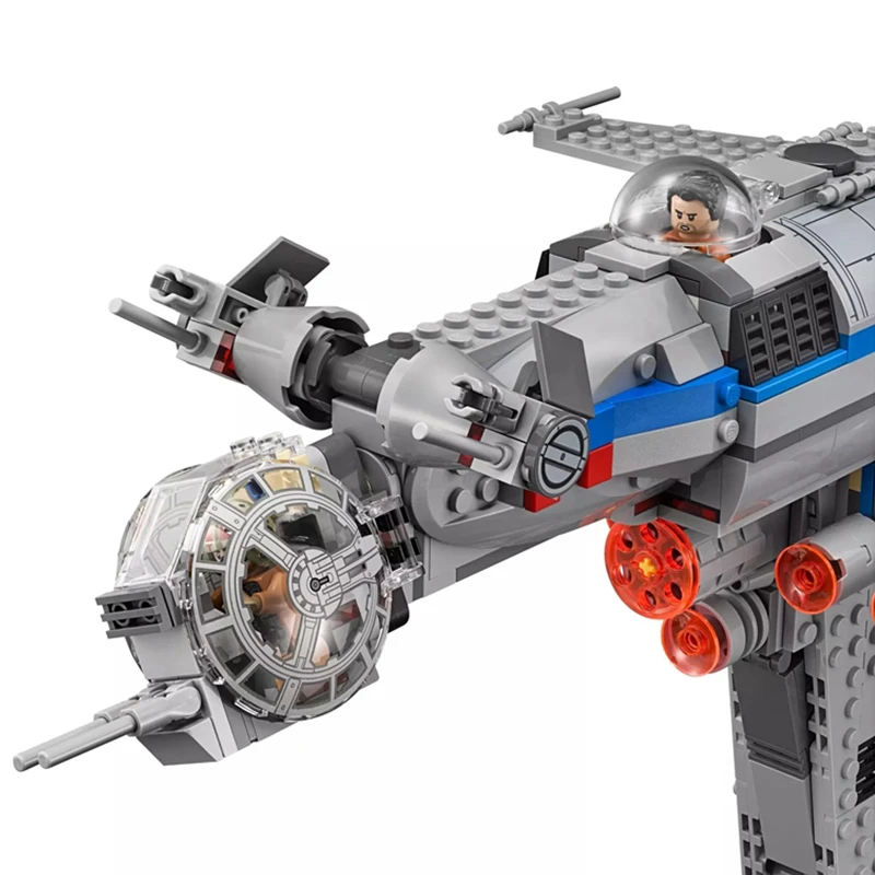 Najtaniej 873 sztuk 05129 Rebel Bomber zestaw oryginalna gwiazda zabawki Wars klasyczna seria klocki klocki kompatybilne z Legoinglys zabawki 75188