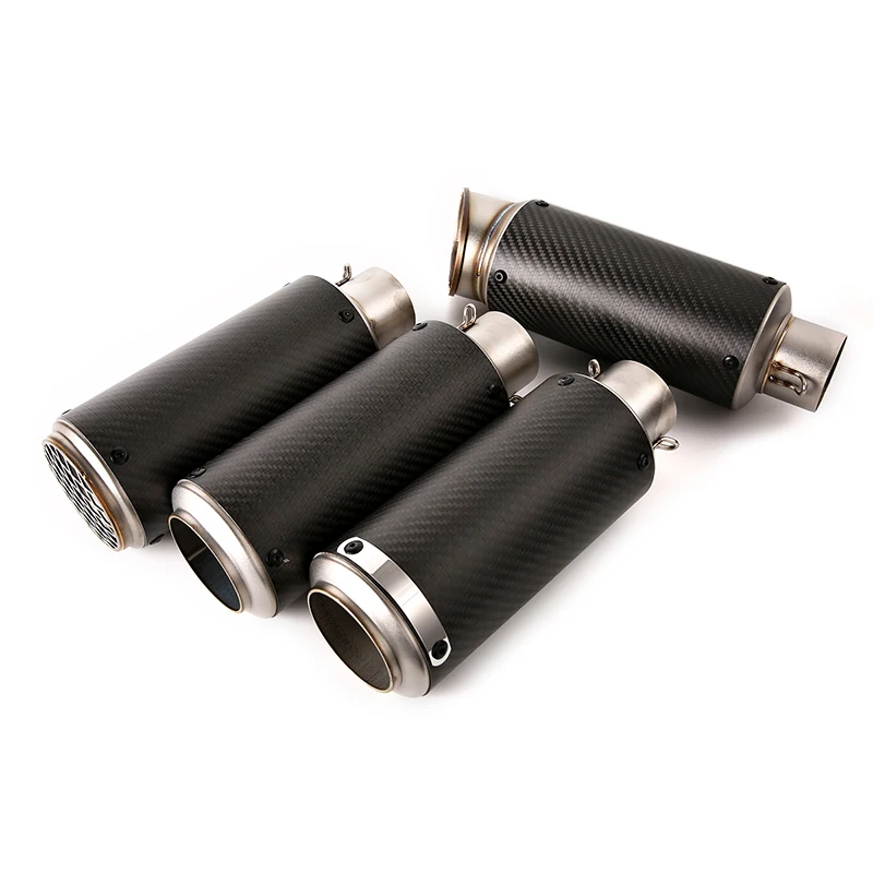 

Carbon Fiber 51mm/61mm Motorcycle Exhaust Muffler Pipe Universal Dirt Bike ATV Escape Removable Db Killer Silencer Z900 Z1000