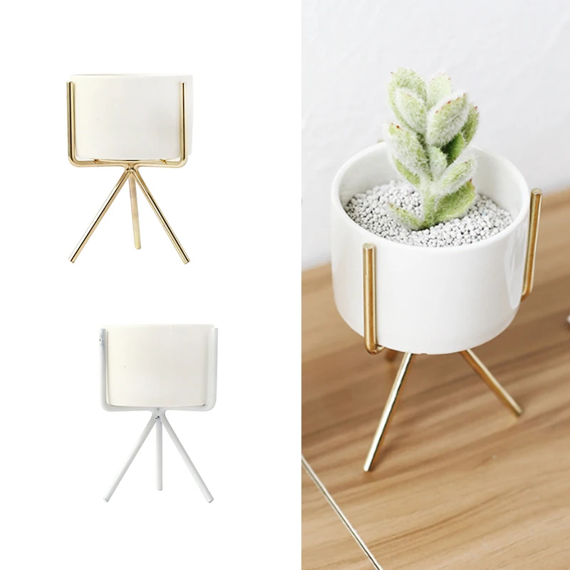 

Geometric Creative Beautiful Flower Pot Rack Flower Pot Flower Stand Planting Home Potted Plant Decor Vase Garden Holder