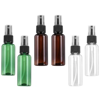 

Push-on Spray Bottles Portable Light Weight Plastic Container Storage Container for Skin Care Products Essential Oil