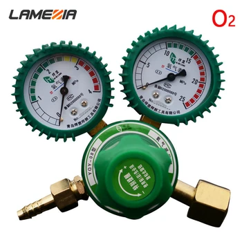 

LAMEZIA Shockproof Oxygen Regulator Reducer Meter High Pressure Relief Valve Pressure Relief Meter Gas Regulating Tool