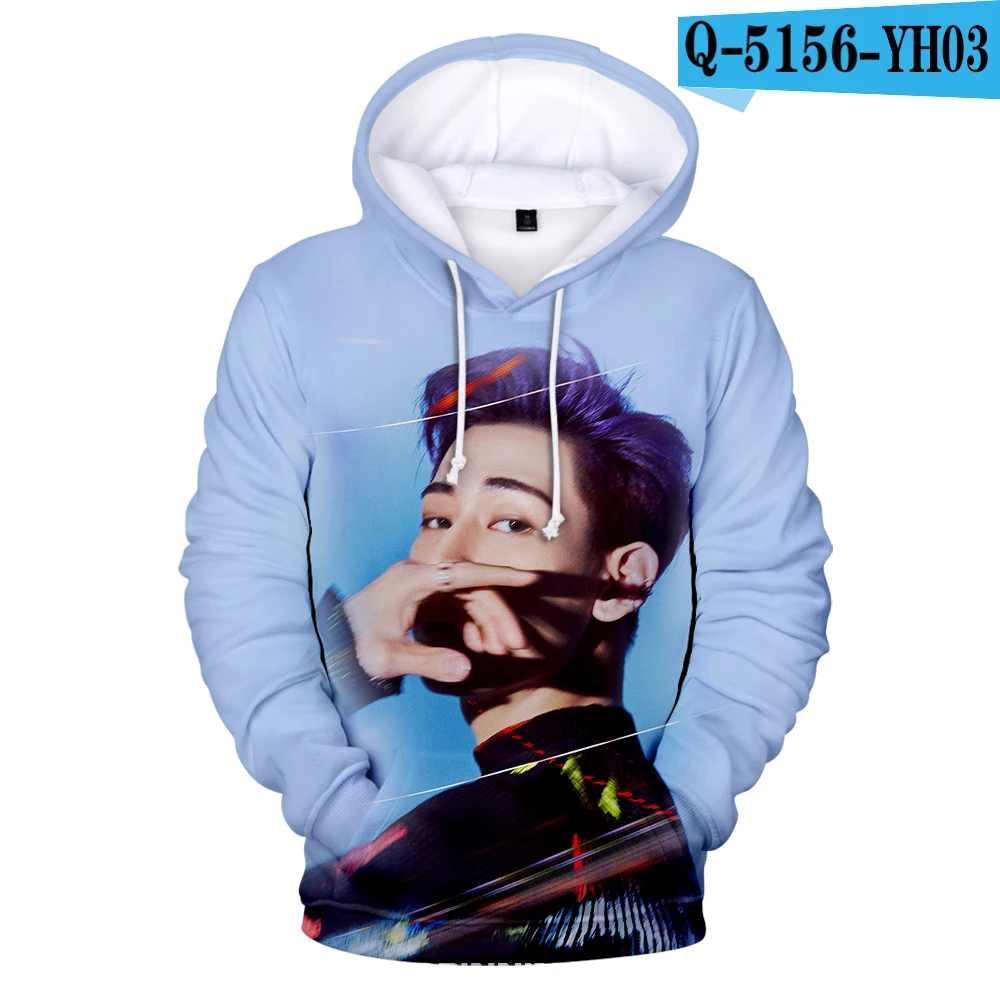 Корея GOT7 3D толстовки для мужчин/женщин новые осенние толстовки Kpop модные хип хоп худи унисекс Корея GOT7 мужские толстовки с 3D принтом - Цвет: 3D