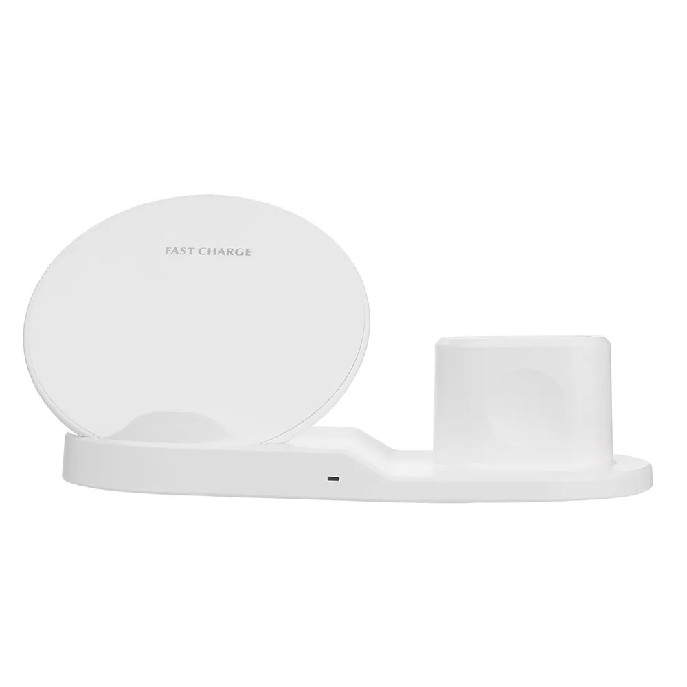 Ouhaobin Wireless Charger Pad 10W 3 in 1 Fast Charging Holder For iPhone apple Watch AirPods | Мобильные телефоны и