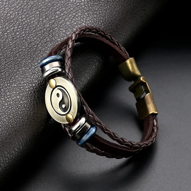 Franklin Cow Leather Cuff Wrap Bangles - Image 3