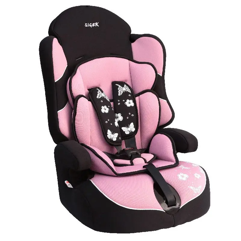 Детское автокресло Siger "Драйв"(БЕЗ Isofix) 1-12 лет, 9-36 кг, 1/2/3 - Цвет: Фиолетовый