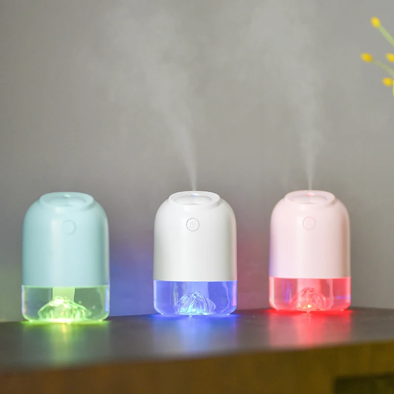 New Car Essential Oil Diffuser Mini Ultrasonic Seal Humidifier LED Night Light USB Aromatherapy Fogger Car Air Freshener