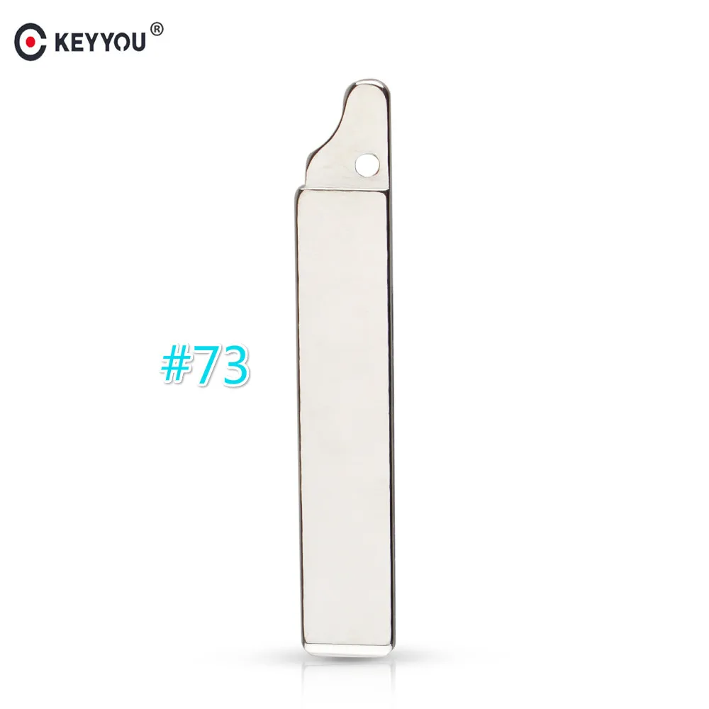 KEYYOU for Renault Citroen Peugeot Flip Folding Key Blank No.73 Modified Blade Replacement With Groove | Автомобили и мотоциклы