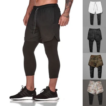 

2020 Men Quick Drying Sports Pants Trousers Tracksuit Fitness Workout Joggers Gym Sweatpants Long Pants Men Casual Slim Pant New
