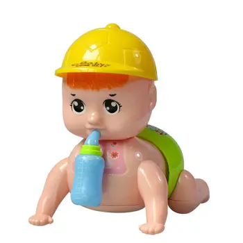 

Electric Voice Light Crawling Doll Shining Crawling Doll Educational Fun Model Infant Cartoon Toys