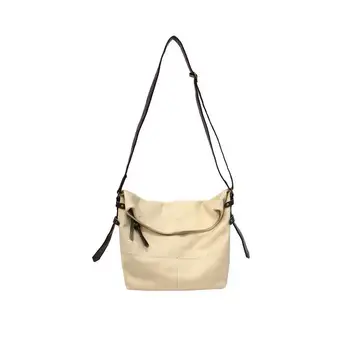 

2019 New Splicing Canvas Diagonal Straddle Bag Fashion Simple Large Capacity Women's Shoulder Bag Personality Bag