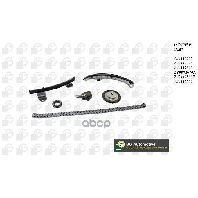 Комплект Цепи Грм Mazda 3 2004-2009 Bga арт. TC5400FK