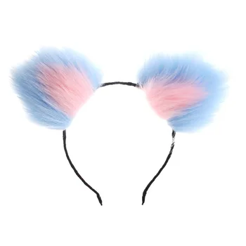

Tail Butt Plug + Tail Double Color Sexy Plush Headband Clip Ear Character Play Rabbit Girl