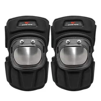 

1 Pair Knee Pads Stainless Steel Motorcycle Motocross Racing Protective Gear Protector Guards Sports Armor Kit