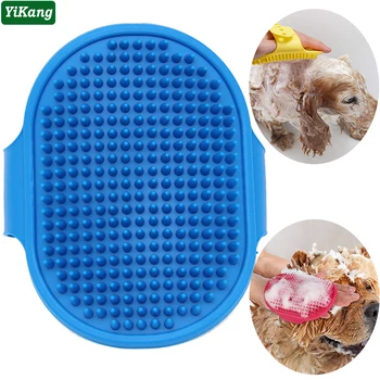 

1PCS Pet Supplies Multifunction Pets Bath Massage Brush Soft Silicone Brush for Cats Dog Comb Grooming Deshedding Clean Brush