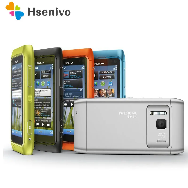 Оригинальный мобильный телефон Nokia N8 3G Wi Fi GPS камера 12 МП сенсорный экран 3 5 дюйма 16