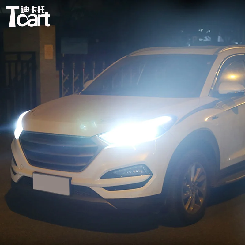 

Tcart H11 9005 9006 90W led headlight H1 H7 880 881 5202 cob chip high power 36V fog headlamps