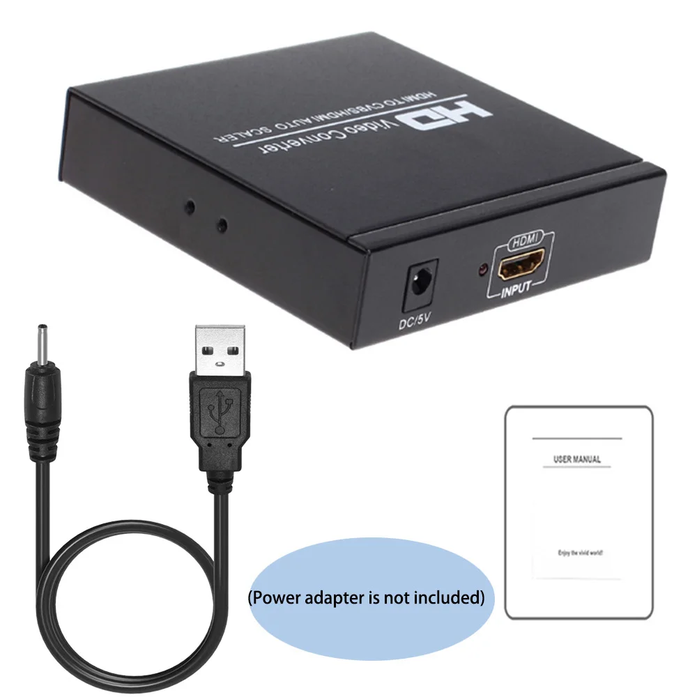 Cuidar Perplejo Irónico Convertidor HDMI 1080P compatible con AV RCA, convertidor divisor AV para  PS4, Apple TV, DVD, STB (salida HDMI y AV simultáneamente)|Cables HDMI| -  AliExpress