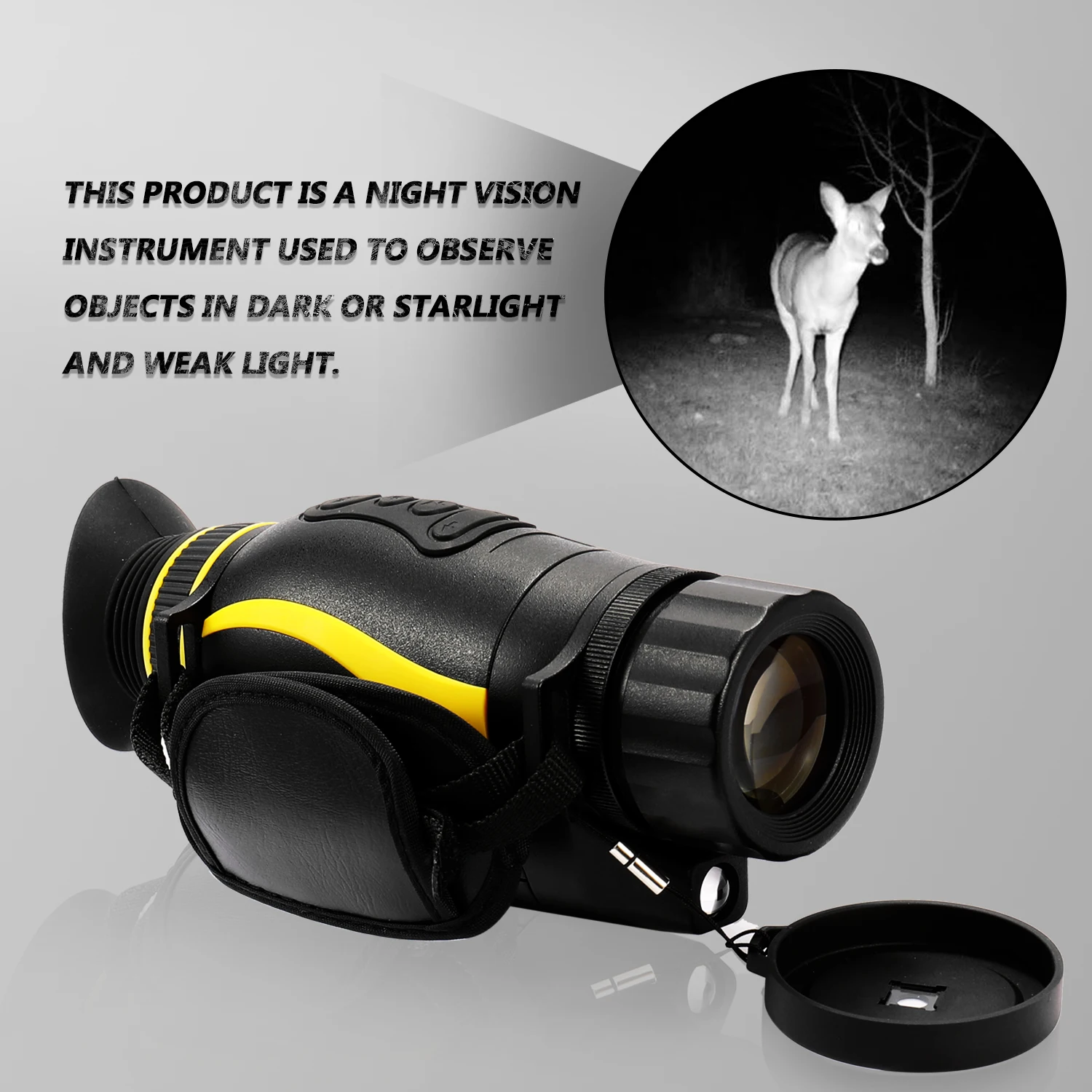 

4X Digital Night Vision Goggles HD Infrared IR Camcorder Monocular Hunting Scope Multi-Function Night Viewer Device