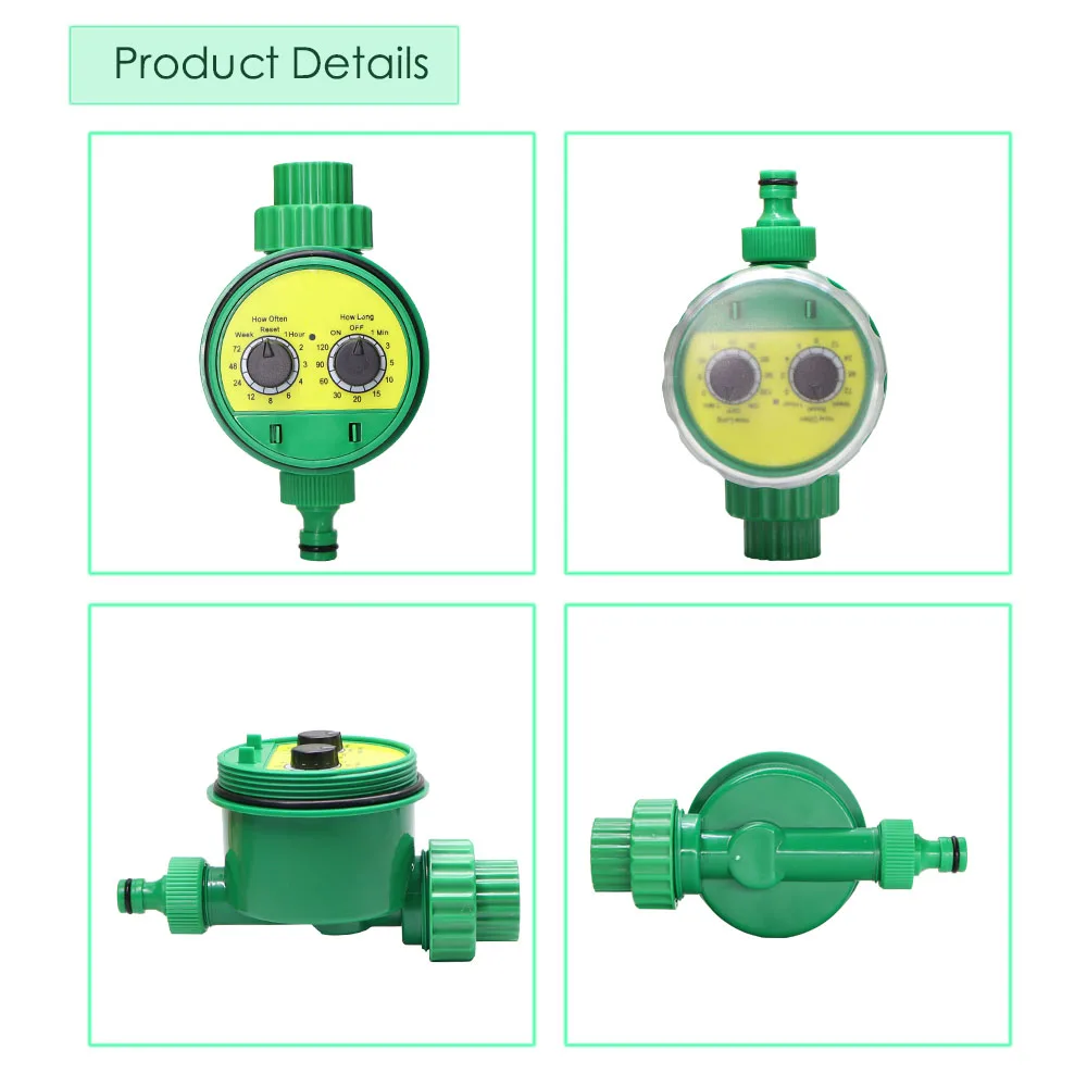 MUCIAKIE таймер для садовой воды автоматический электронный контроллер для полива домашний таймер для полива сада цифровой таймер для спринклера