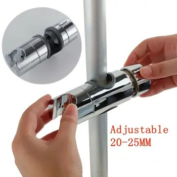 

Tools Shower Head Rail Parts Gadget Use Slider Holder Adjustable Bracket Mirror Chrome Plated