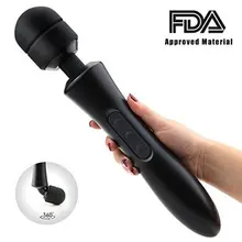 USB charging, 8 speed 20 frequency, Women And Men Massage stick 35x8cm Big Massager AV stick Sexy womensfashion Gift