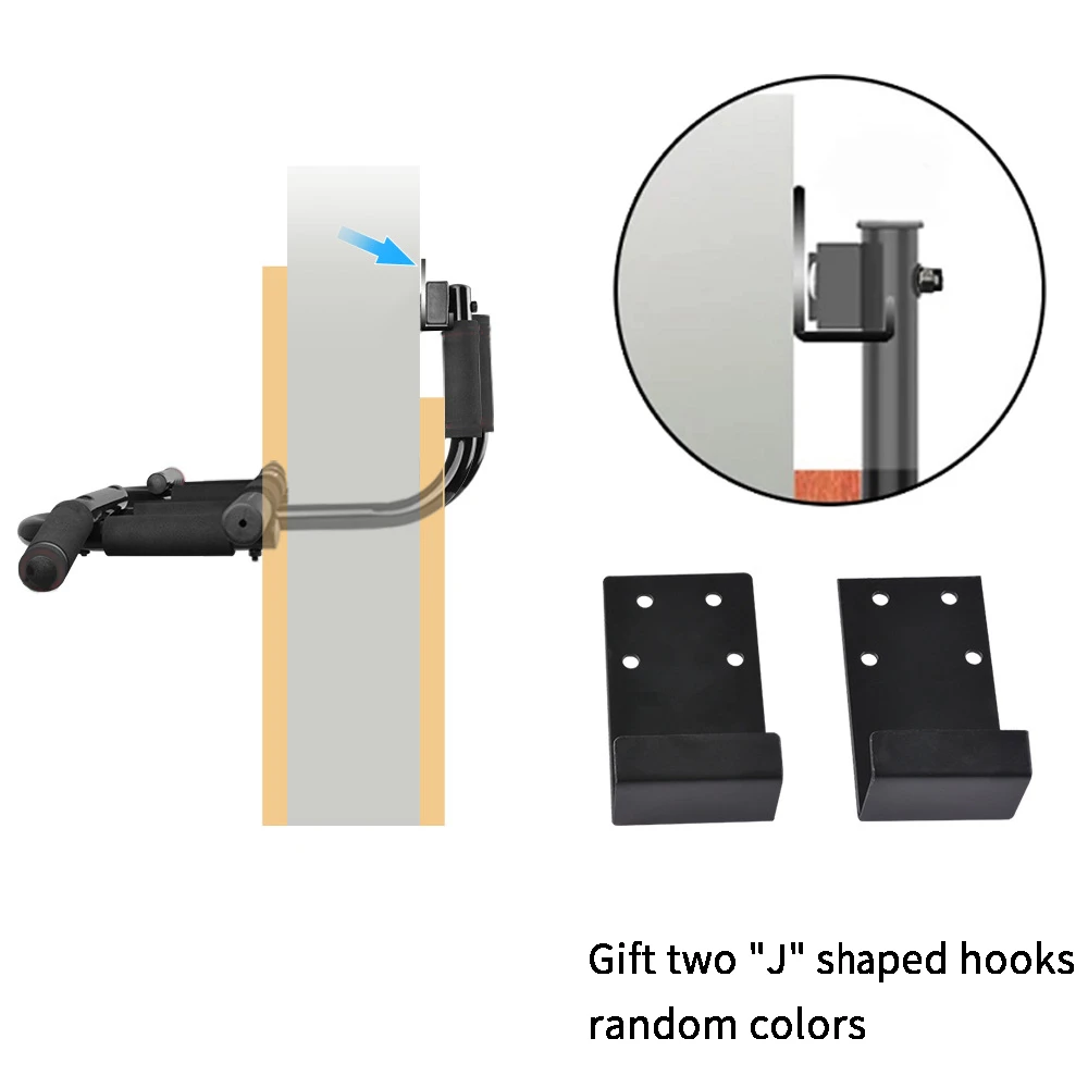 Multi-handle Horizontal Bar Wall-mounted Pull-up Rod Heavy-duty Doorway Trainer Multifunctional Fitness Equipment For Home Gym