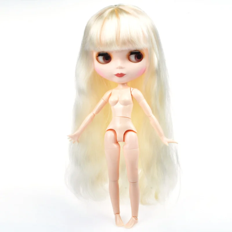 Blyth кукла Blyth матовое лицо матовая белая кожа 1/6 BJD шарнирная кукла пользовательские куклы для девочек подарок для коллекции кукол - Цвет: Matte Face 3-NBL12