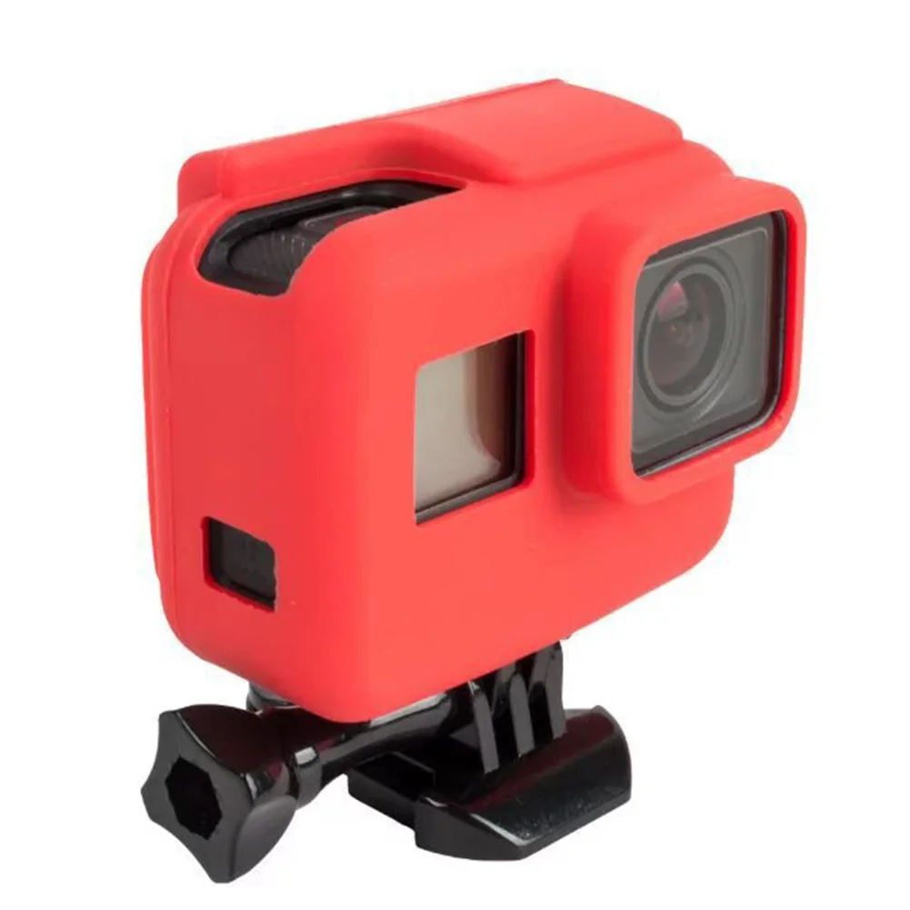 5 мягких силиконовых чехлов для Go Pro Hero защитный чехол Gopro5 Спортивная Экшн камера