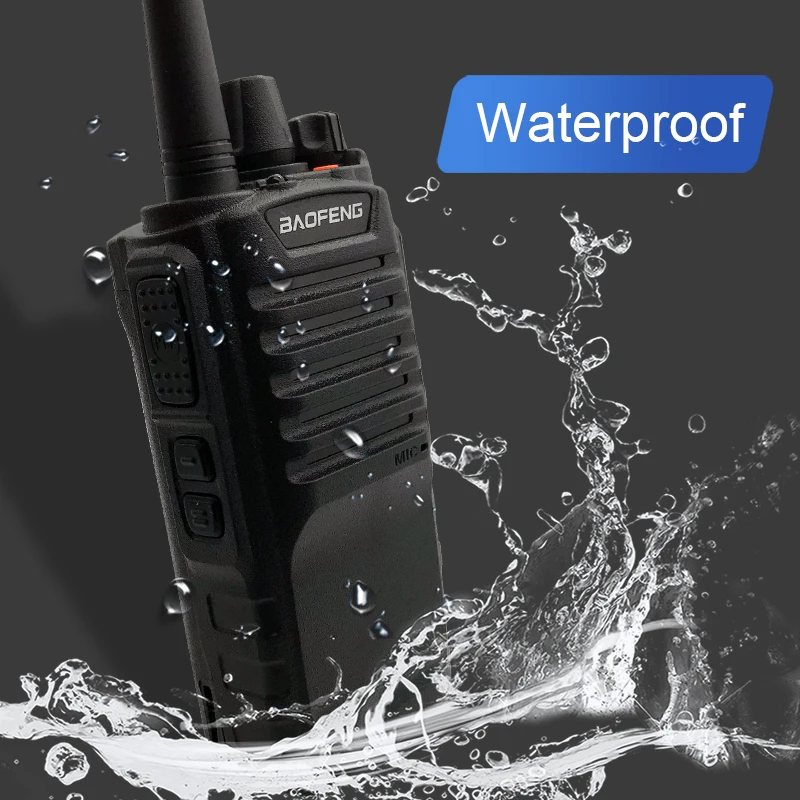 Комплект из 2 предметов 8 Вт BF 9700 UHF иди и болтай Walkie Talkie “иди Водонепроницаемый