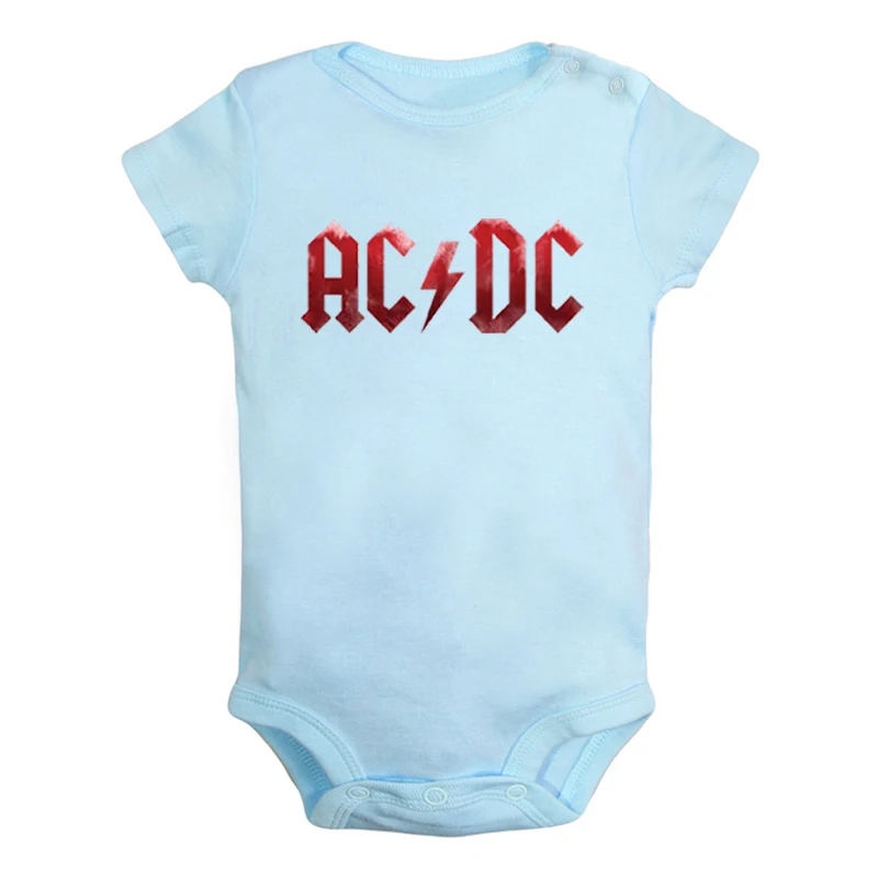 Рок-Группа ACDC U2, альтернативная рок-группа, Одежда для новорожденных мальчиков и девочек, комбинезон с принтом, боди для младенцев, хлопковые комплекты - Цвет: JcBaby397BLD