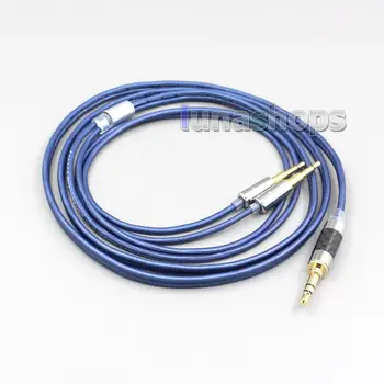 

Blue 99% Pure Silver XLR 3.5mm 2.5mm 4.4mm Earphone Cable For Oppo PM-1 PM-2 Planar Magnetic LN006446