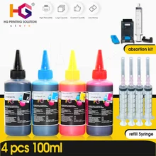 Zestaw do napełniania atramentem HG do Epson do Canon do drukarki HP do drukarki Brother atrament CISS i drukarki wielokrotnego użytku atrament barwiący