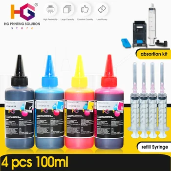 Kit de HG para recarga de tinta Epson, Canon, HP, Brother, tinta impresora CISS y impresoras recargables, tinta de tinte