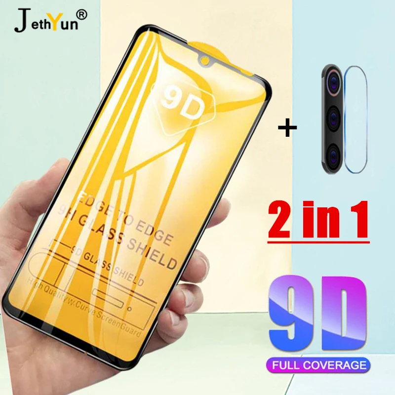 

2 in 1 Tempered Glass For Xiaomi Redmi Note 7 8 pro 8T Screen Protector Redmi K30 5G 6 7 8 6A 7A 8A Camera Protective lens Film