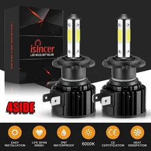 

2pcs H7 H8 H9 H11 9005 9006 Led 12V Mini Headlights Lamp 20000Lm High Brightness Led Car Lights Bulbs for Cars Vehicle SUV