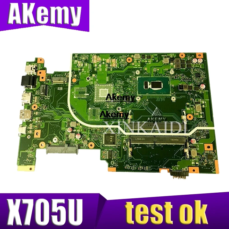 Exchange Service Laptop Motherboard For ASUS VivoBook X705U X705UA X705UQ Mainboard | Компьютеры и офис
