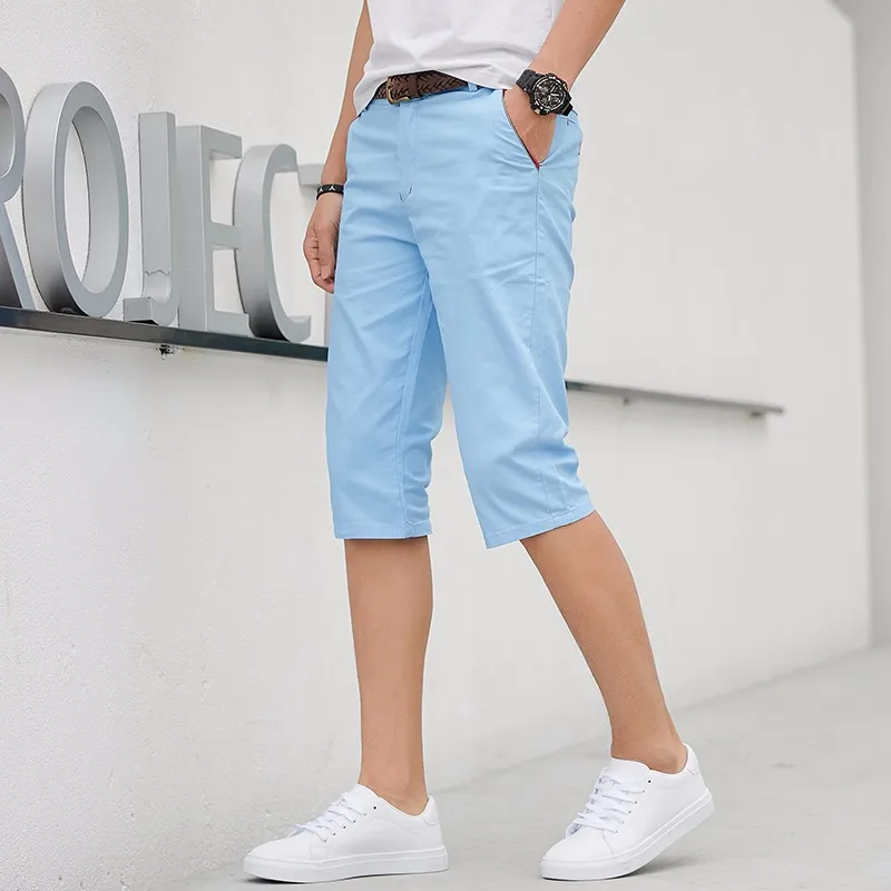 Fashion Shorts Beach-Pants Summer Classic Mens New Korean