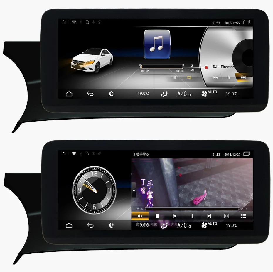 Sale KANOR Android 8.0 Car Radio Player For Mercedes Benz C Class W204 2011-2014 Car Monitor Audio GPS Navigation Stereo Auto 12